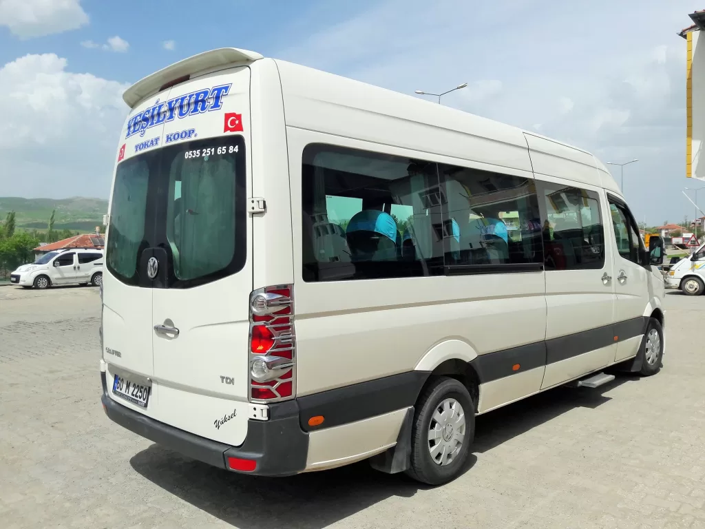 Yeşilyurt Tokat Minibüs Seferleri