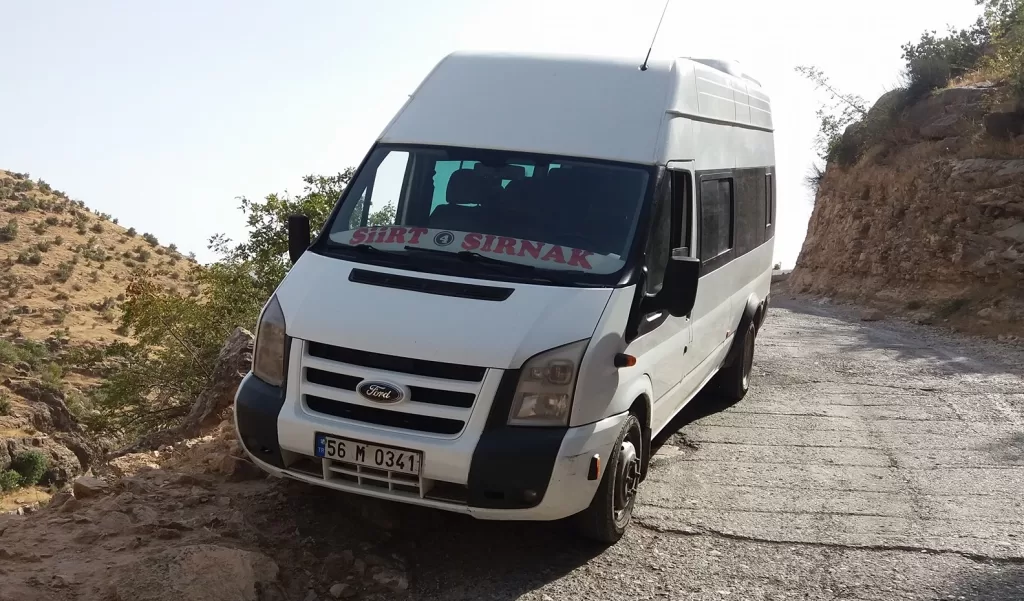 Şırnak Siirt Minibüs Seferleri