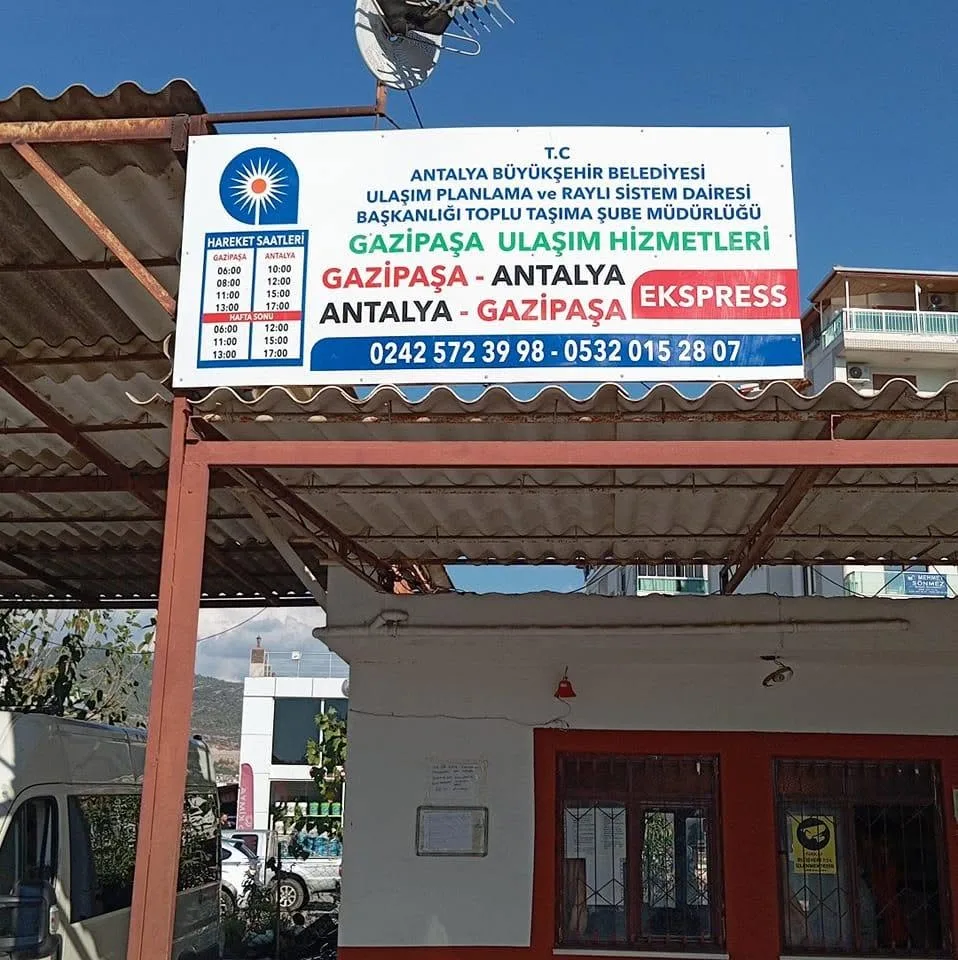 Gazipaşa Antalya Minibüs Seferleri