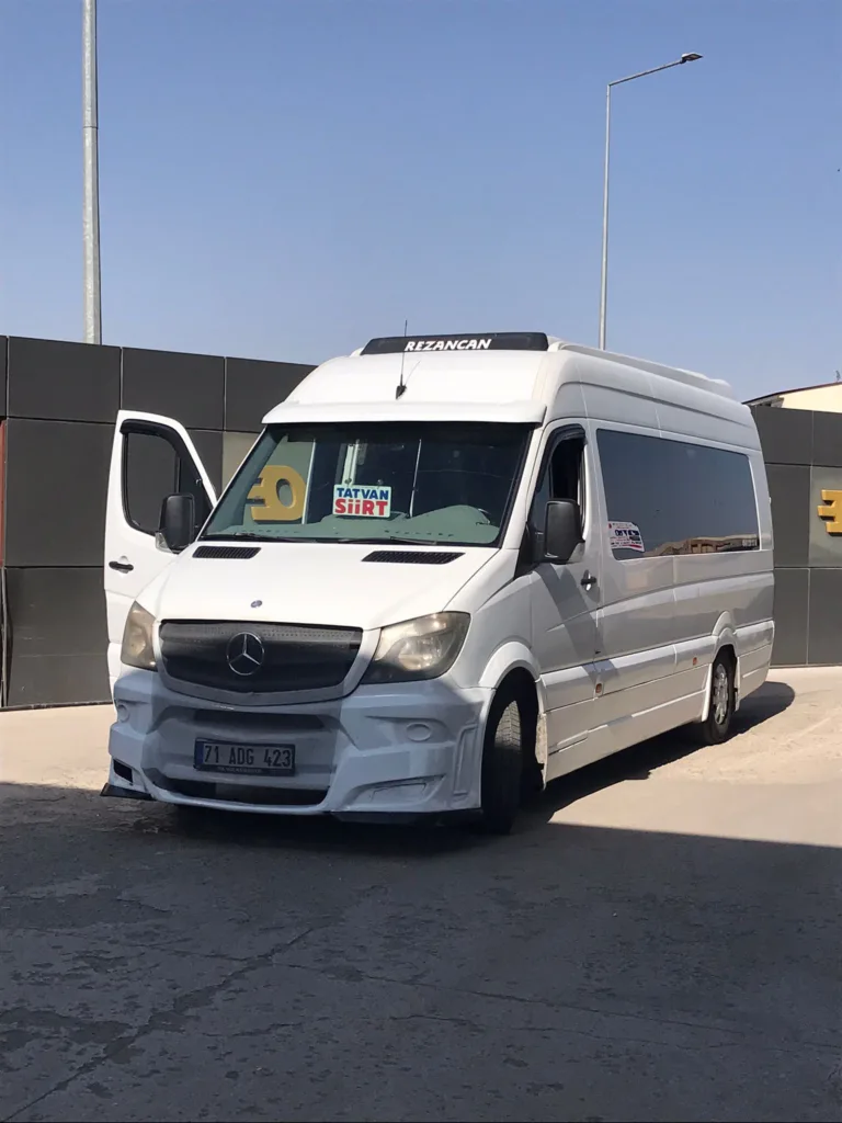 Siirt Van Minibüs Seferleri